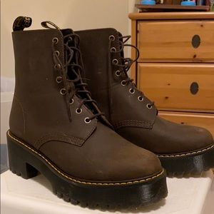 Dr. Martens Shriver Leather Heeled Boots